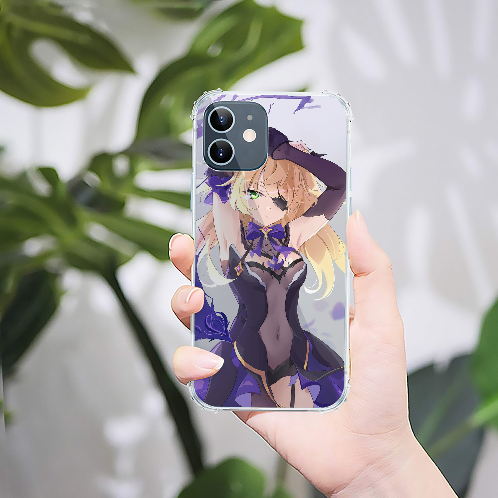 げんし神 genshin 【iPhone 12シリーズ対応】透明スマホケース（クリアソフトケース）